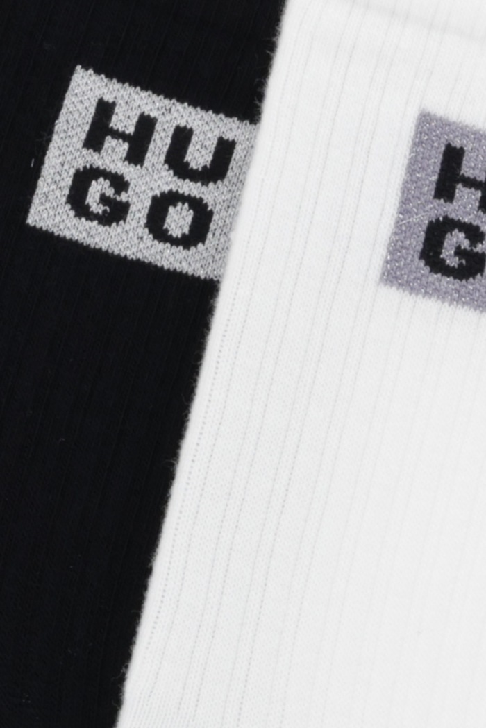 Κάλτσες HUGO 2-pack Bashinah 50546399 λευκό NC25