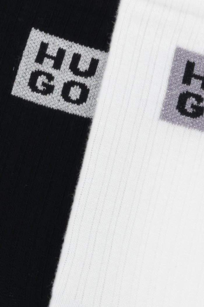 Κάλτσες HUGO 2-pack Bashinah 50546399 λευκό NC25