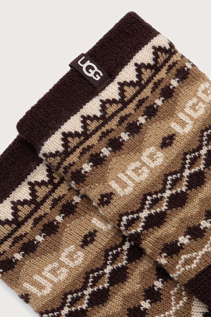 UGG Skarpety damskie CRESSIDA 1171625 brązowy AW25
