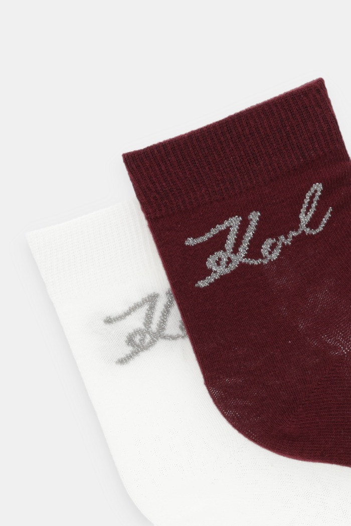 Karl Lagerfeld șosete 5-pack K/SIGNATURE A4W47032 alb AW25