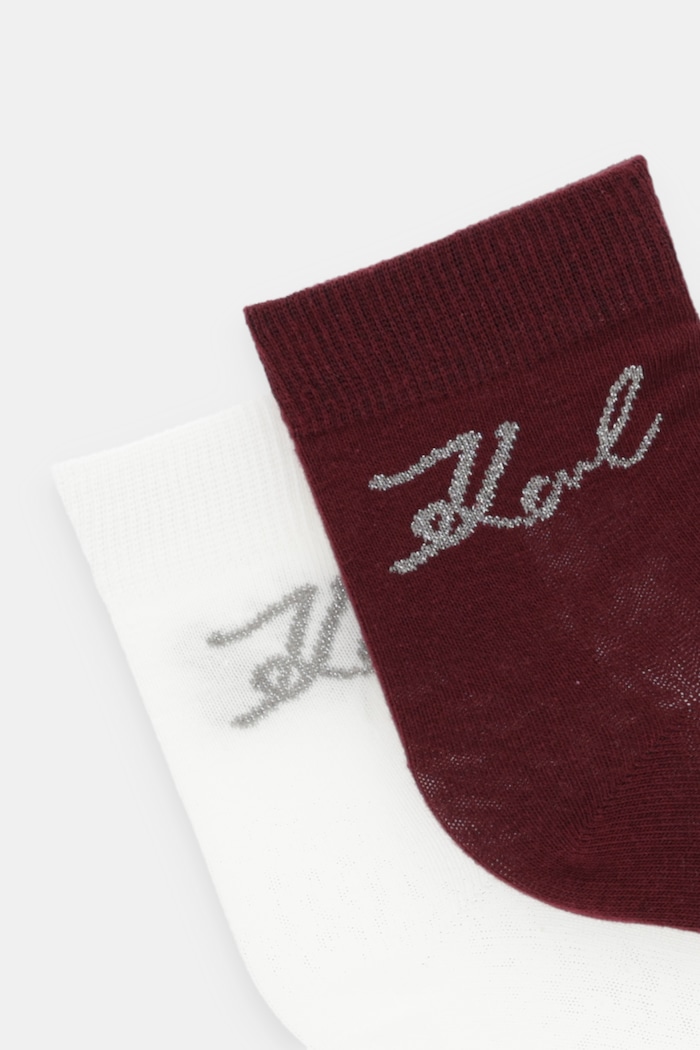 Karl Lagerfeld șosete 5-pack K/SIGNATURE A4W47032 alb AW25
