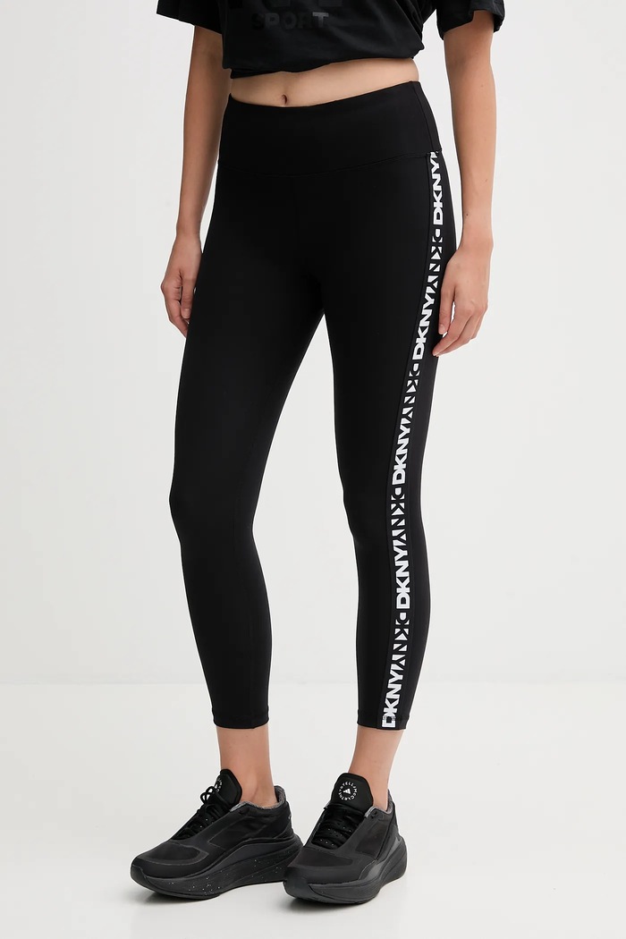 Legíny Dkny s elastanom čierna DP5P3523
