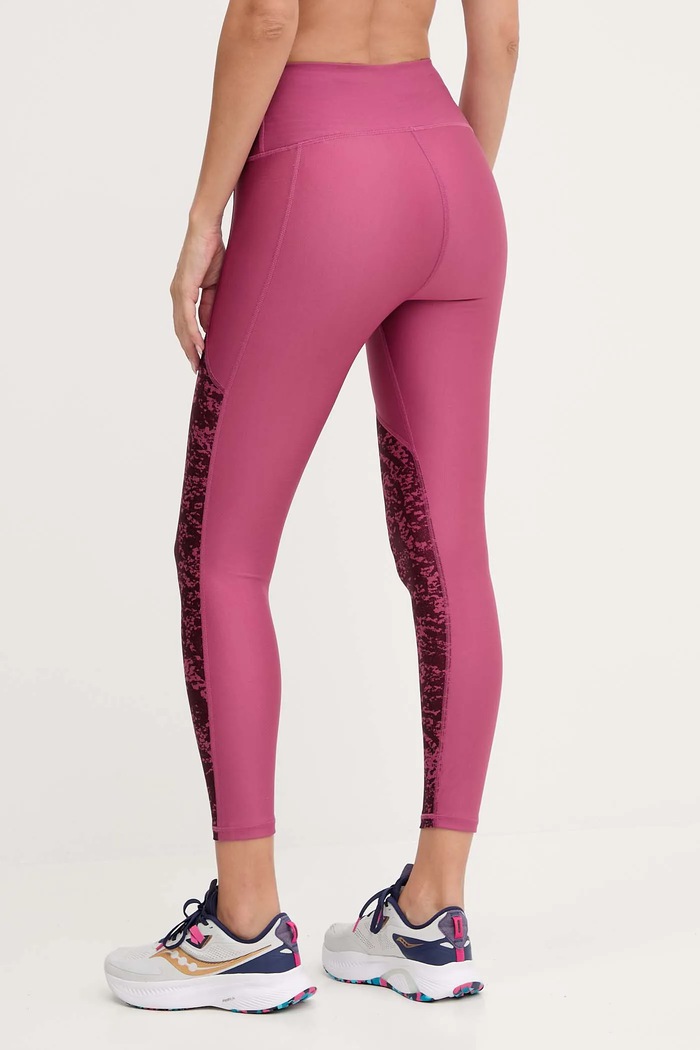 Odzież Under Armour legginsy treningowe 1386407 bordowy
