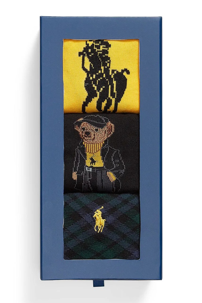 Ponožky Polo Ralph Lauren 3-pak 455982965 viacfarebná AW25