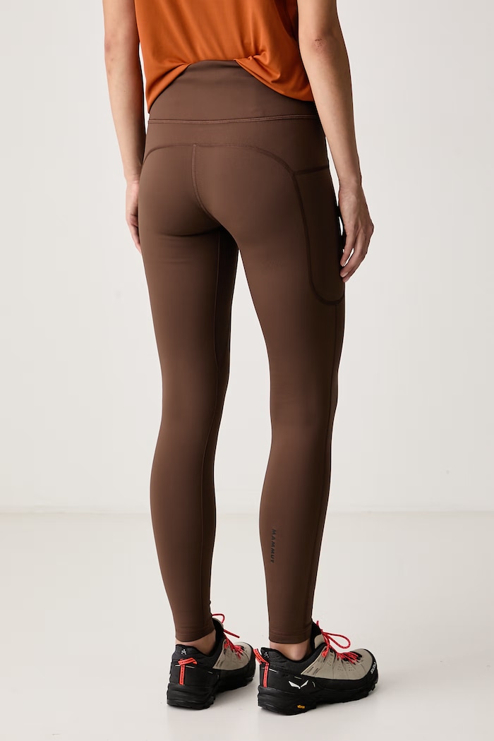 Odzież Mammut Legginsy sportowe damskie Crag Winter 1022.02700 brązowy