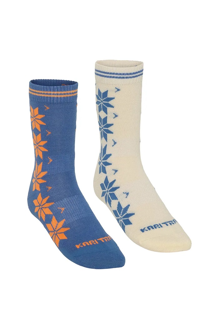 Kari Traa Șosete VINST 2-pack albastru 611374