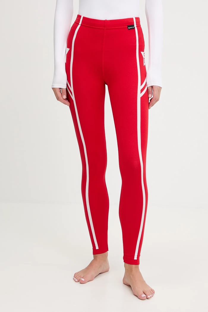 Newland legginsy sportowe LADY PANTS drobny wzór czerwony N46803.116