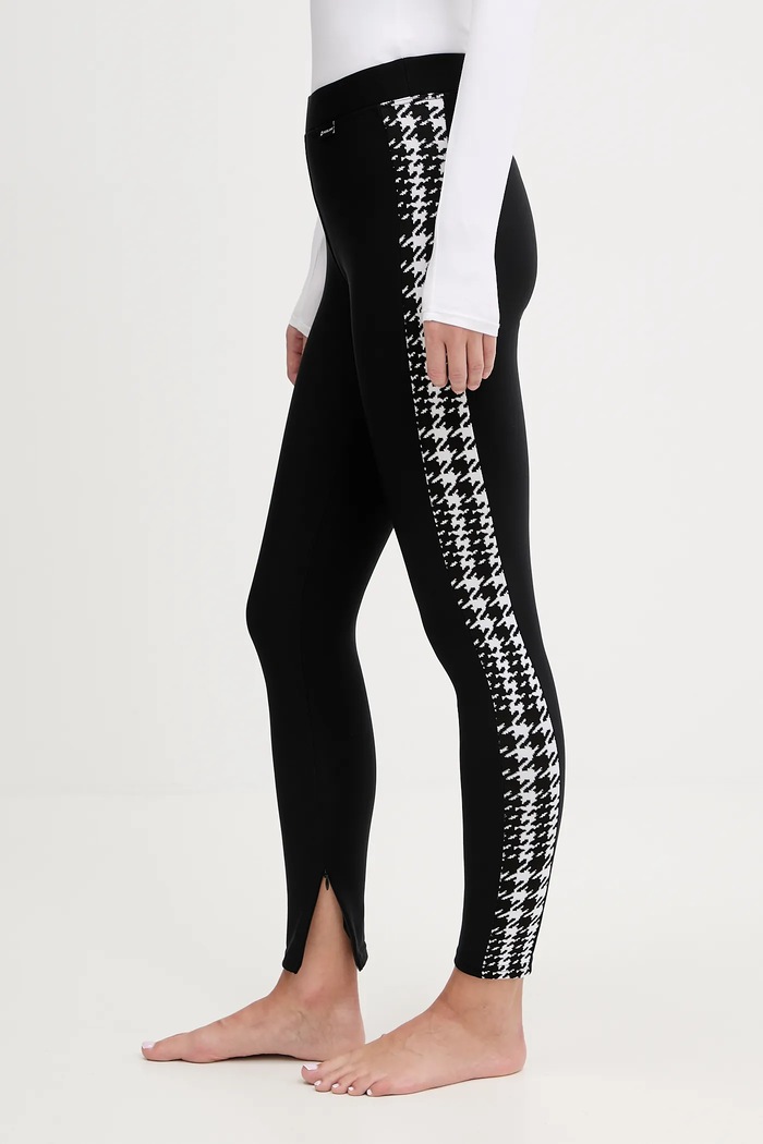 Newland legginsy sportowe LADY PANTS dzianina czarny N46783.108