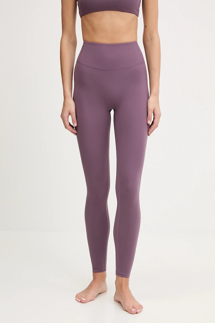 JOYINME colanți pentru yoga pentru femei Shape Ease tricotaj violet Legginsy.Shape.ease