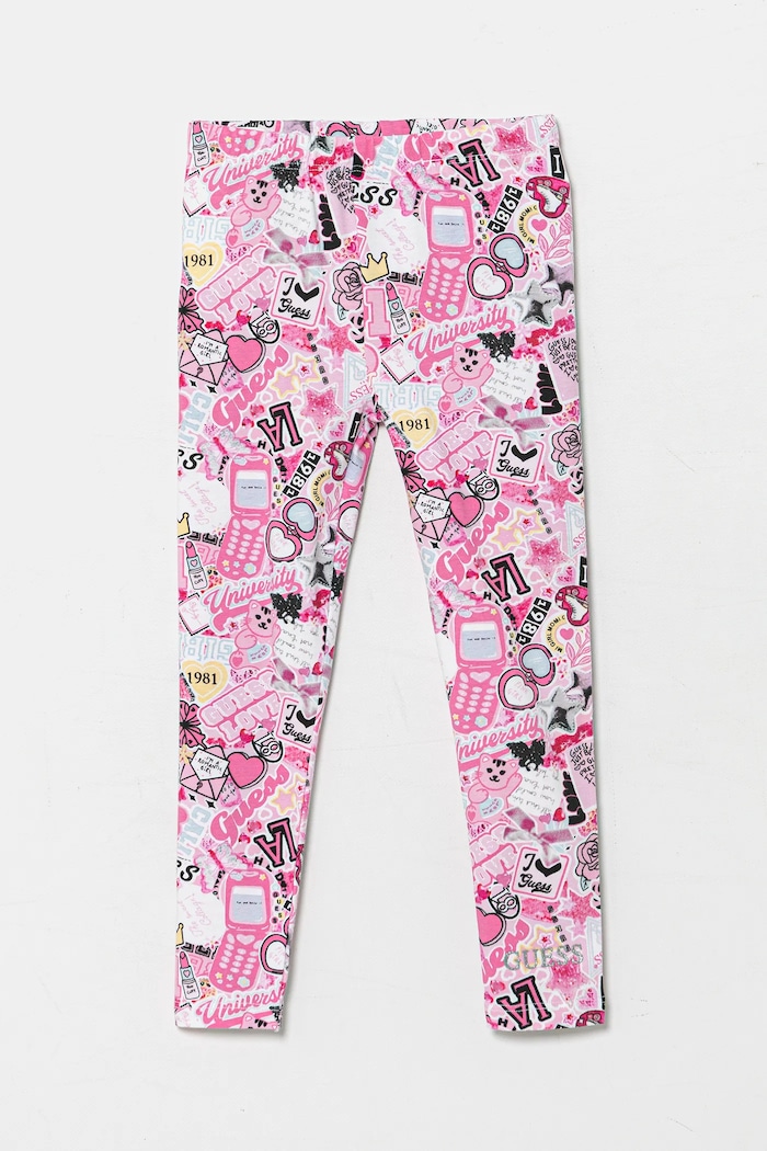 Guess Legginsy dziecięce różowy K5YB00.K6YW4.9BYA