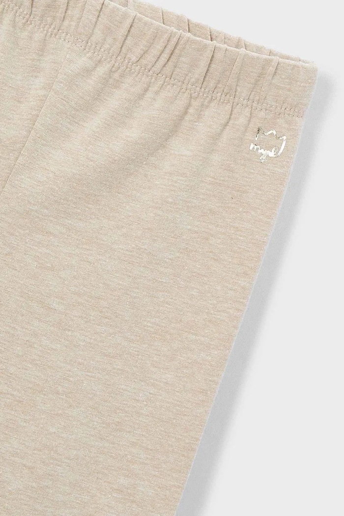 Dziewczynka Mayoral Legginsy dziecięce 717.6D.Mini.9BYA beżowy