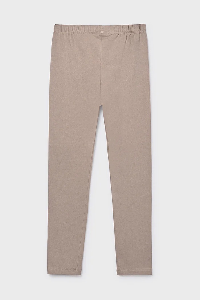 Mayoral legginsy dziecięce 722.8F.Junior.9BYA beżowy AW25