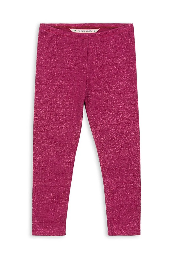 Дитячі легінси Konges Sløjd ROLI PANTS бавовна бордо KS103969.9BYA