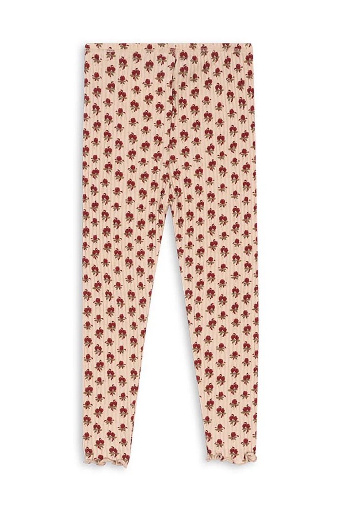 Dziewczynka Konges Sløjd legginsy dziecięce NIA PANTS GOTS KS103944.9BYA pomarańczowy