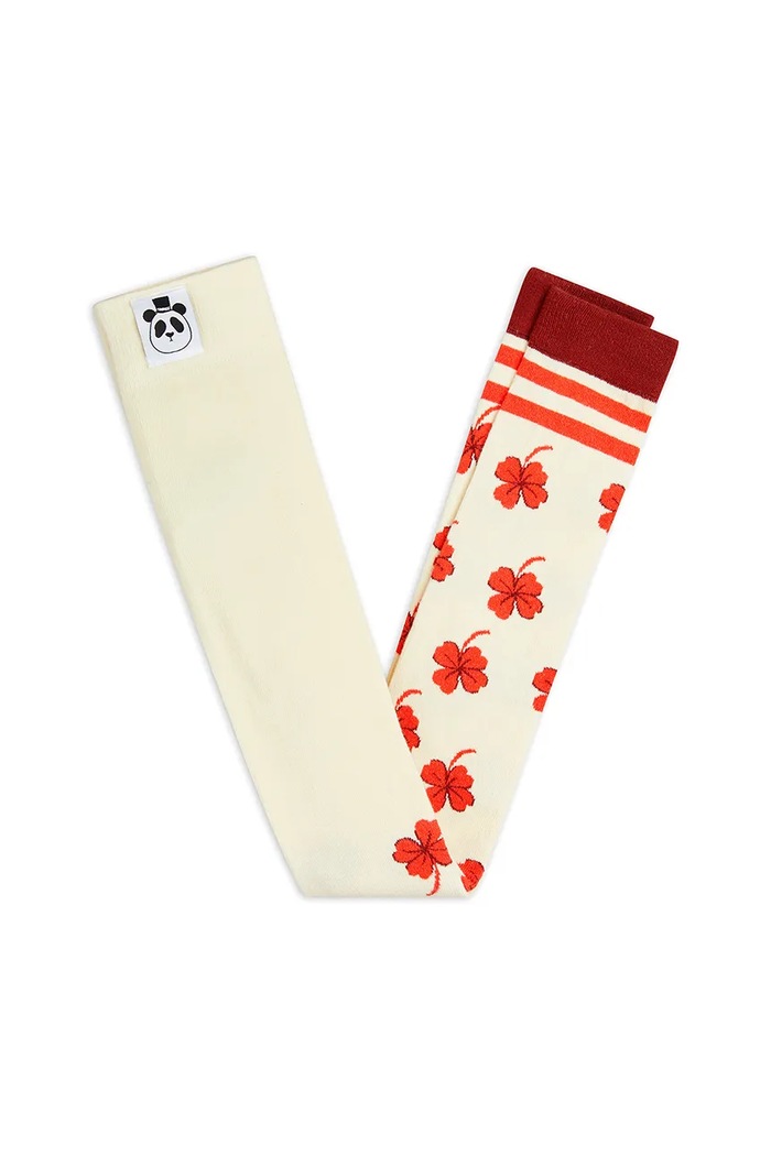 Детски чорапогащи Mini Rodini Clover бежов 25760123