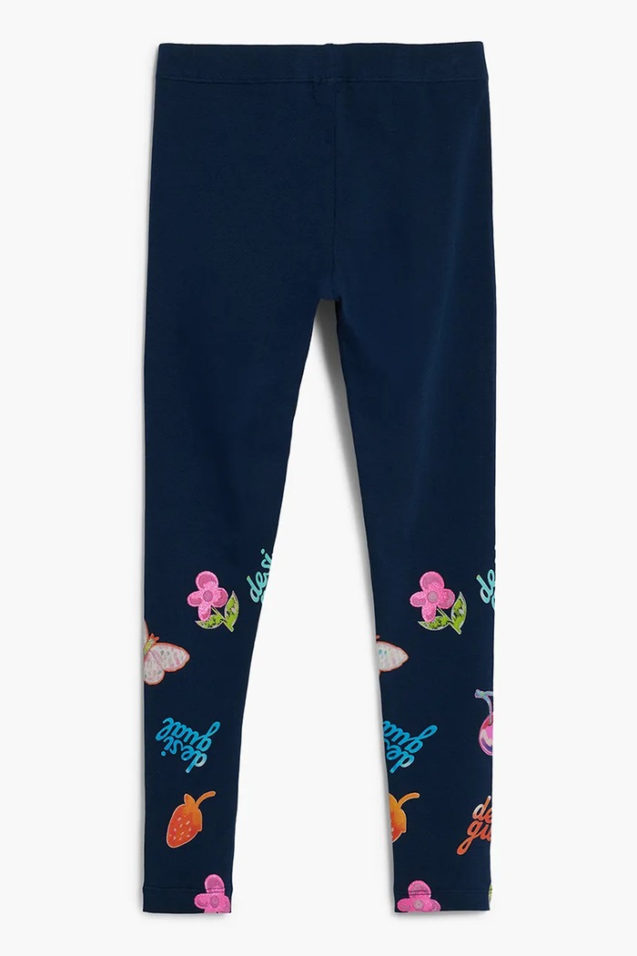 Dziewczynka Desigual legginsy dziecięce 25WGKK01 granatowy