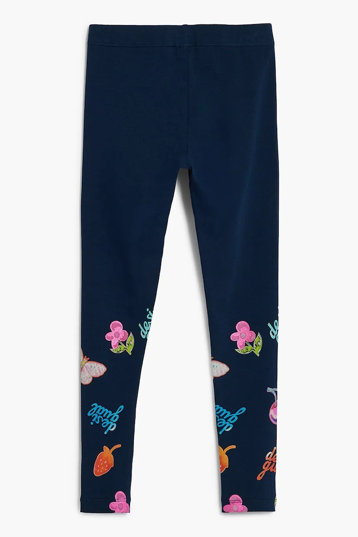 Dziewczynka Desigual legginsy dziecięce 25WGKK01 granatowy
