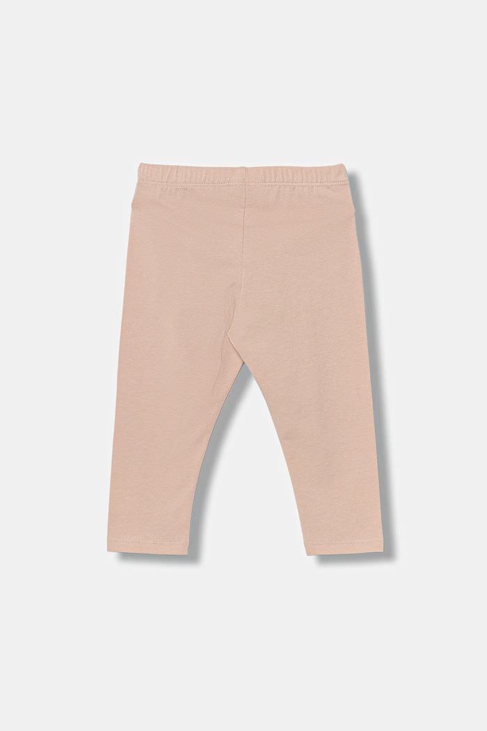 United Colors of Benetton legginsy dziecięce 3MT1GF01L.P.Season.9BYA beżowy AW25