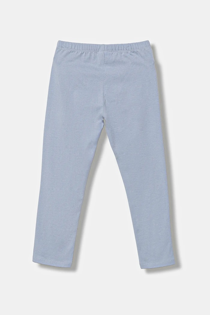 United Colors of Benetton legginsy dziecięce 3MT1GF01L.P.Season.9BYA niebieski AW25