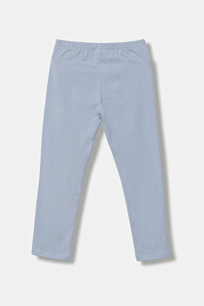 United Colors of Benetton legginsy dziecięce 3MT1GF01L.P.Season.9BYA niebieski AW25