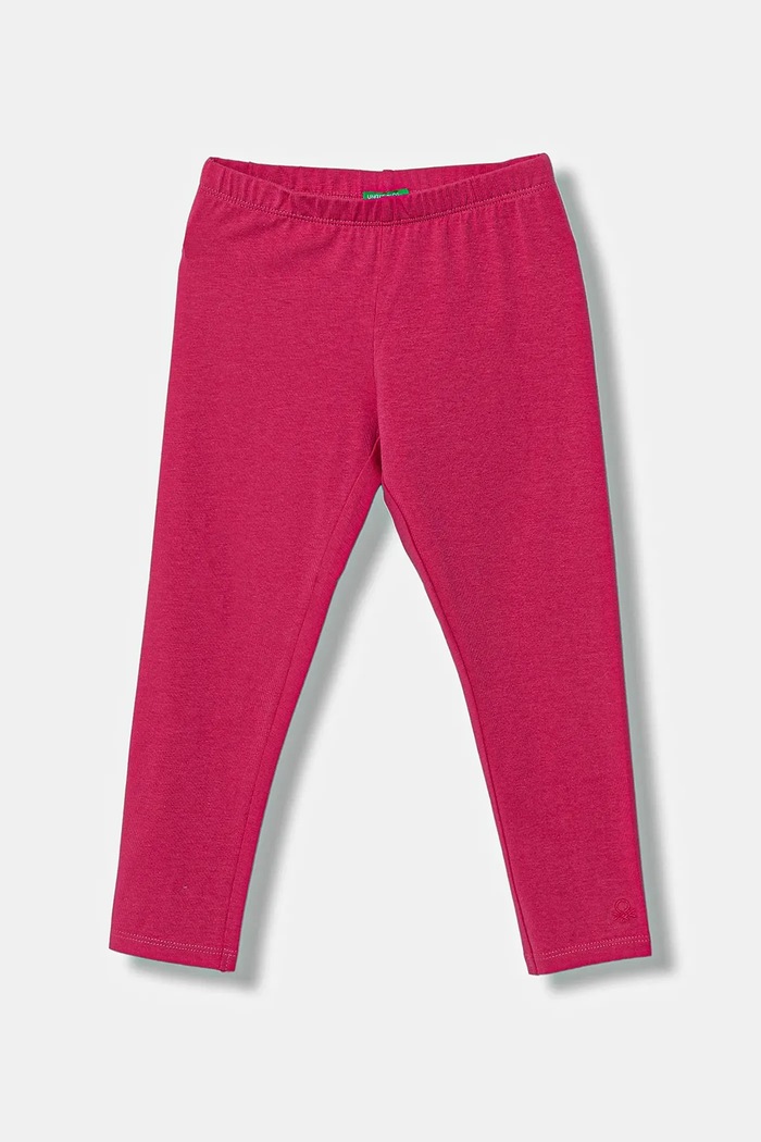 Dětské legíny United Colors of Benetton pletenina růžová 3MT1GF01L.P.Season.9BYA
