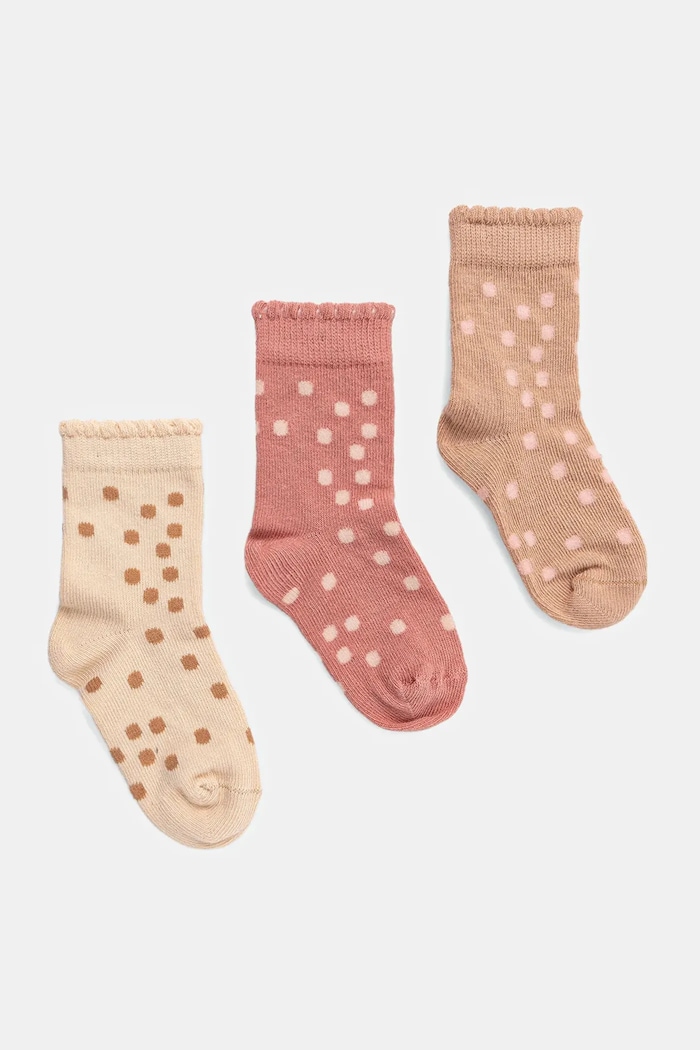 United Colors of Benetton șosete copii 3-pack bej 6AO3A7007.G.W.seasonal