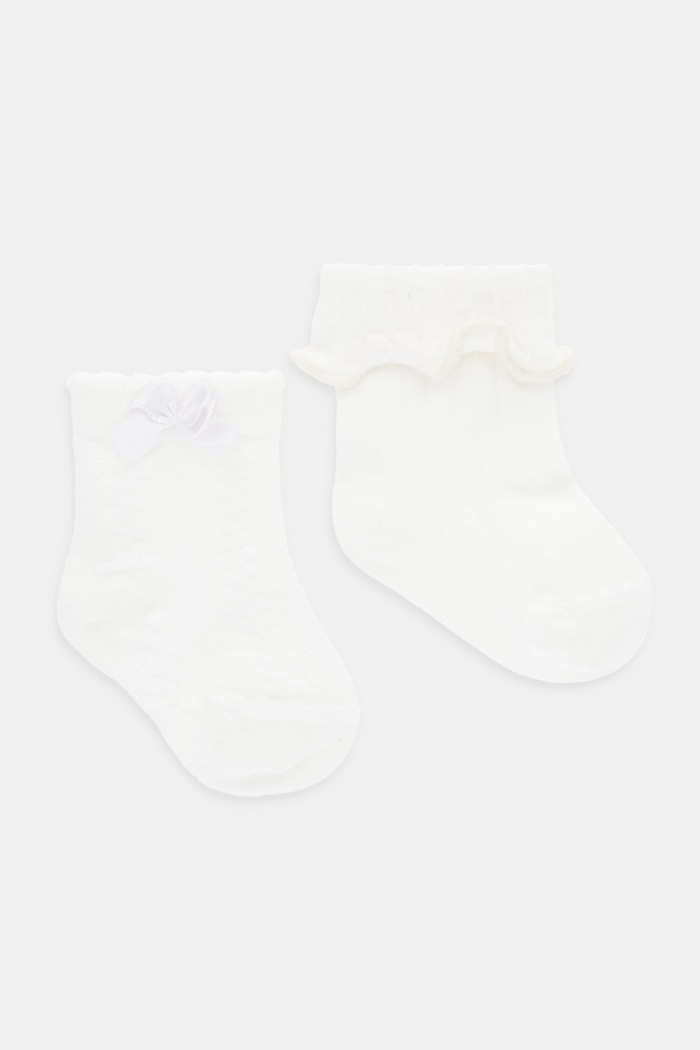 Dětské ponožky United Colors of Benetton 2-pack béžová 6AO5A7004.W.seasonal