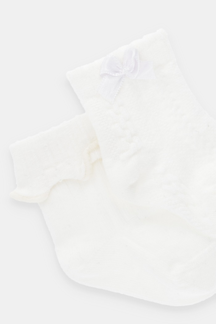 Dětské ponožky United Colors of Benetton 2-pack 6AO5A7004.W.seasonal béžová AW25