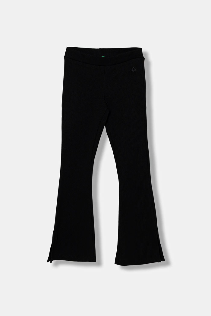 United Colors of Benetton legginsy dziecięce z elastanem czarny 32RICF06H.G.seasonal