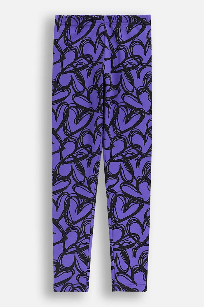 Coccodrillo legginsy dziecięce wzorzyste fioletowy ZC5122102VGA