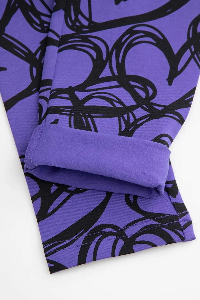 Coccodrillo legginsy dziecięce fioletowy ZC5122102VGA