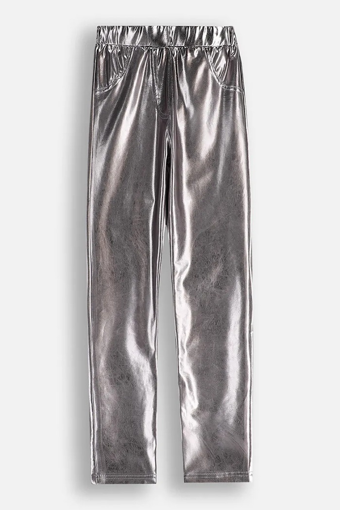 Coccodrillo legginsy dziecięce ZC5122101RGJ srebrny AW25