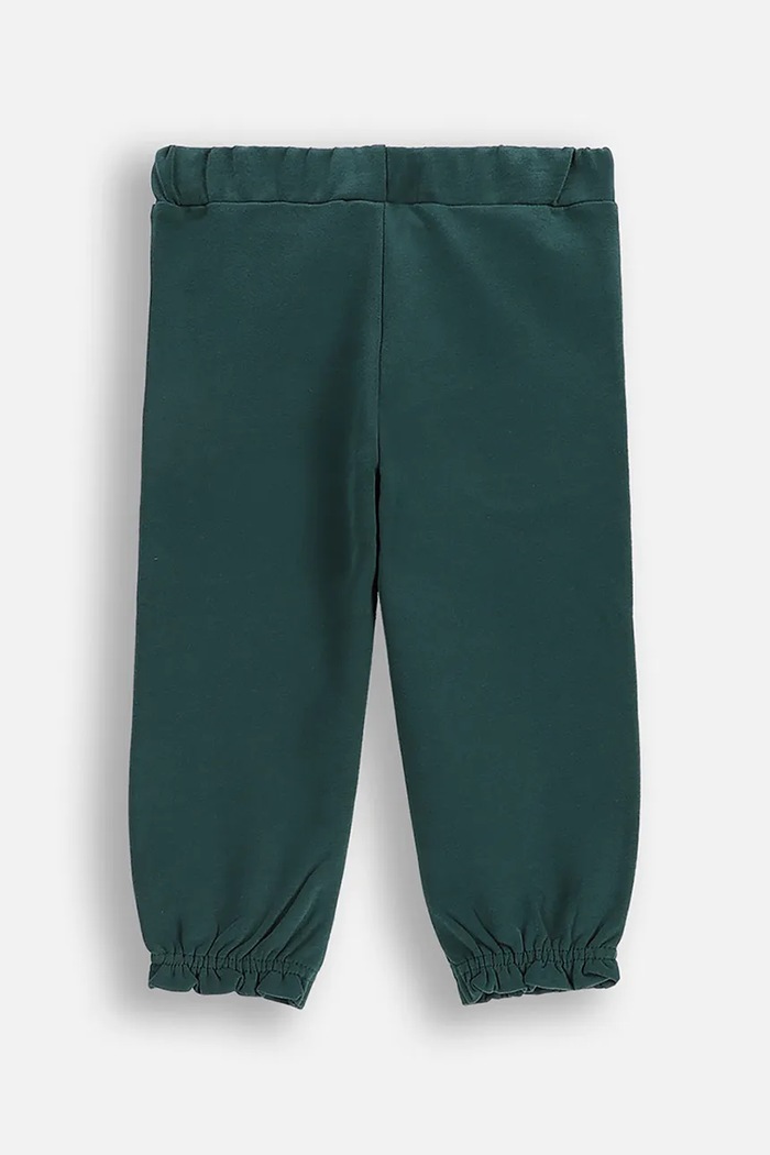 Coccodrillo spodnie dziecięce z bawełną ZC5120102HGN zielony AW25