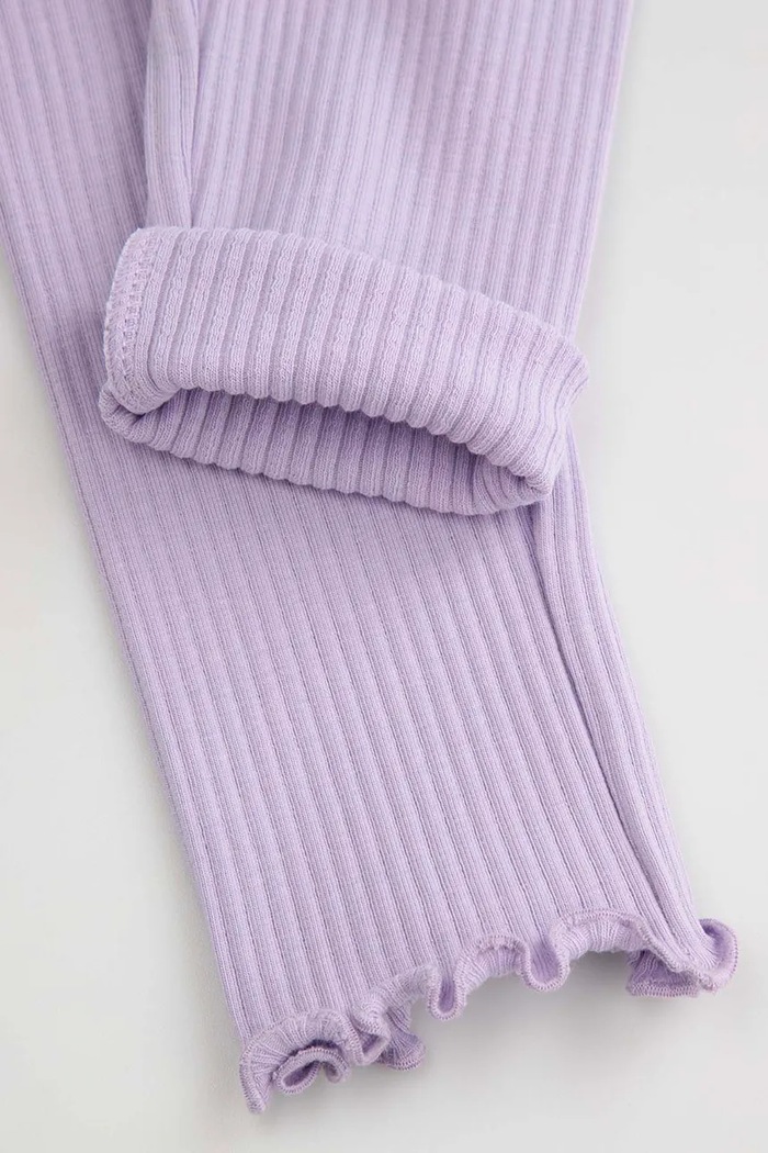 Coccodrillo legginsy z bawełną niemowlęce fioletowy ZC5122103HGN