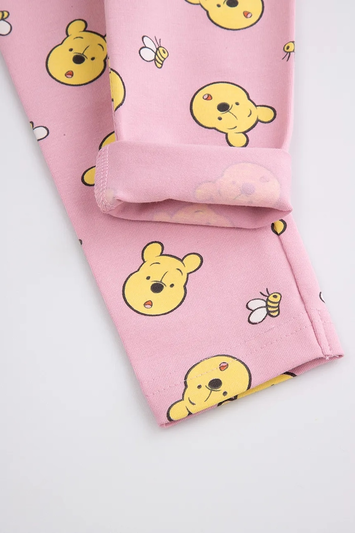 Coccodrillo legginsy z bawełną niemowlęce różowy ZC5122102LGD