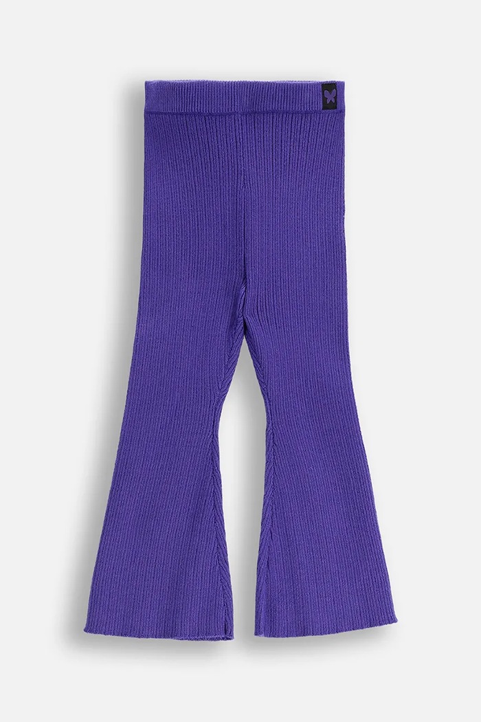 Coccodrillo legginsy dziecięce dzianina fioletowy ZC5122201RGK