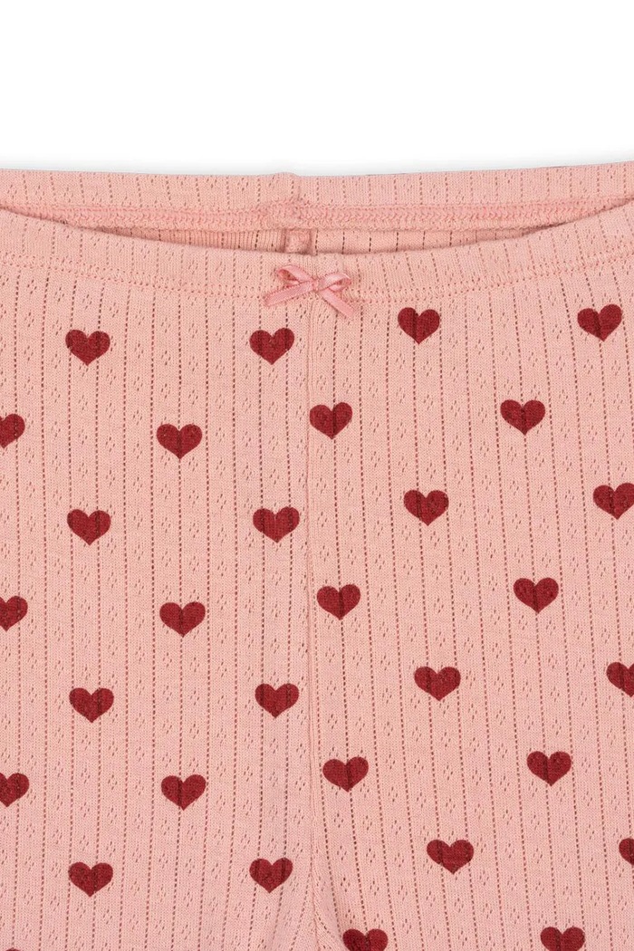 Detské bavlnené legíny Konges Sløjd MINNIE PANTS GOTS ružová KS104515.9BYA
