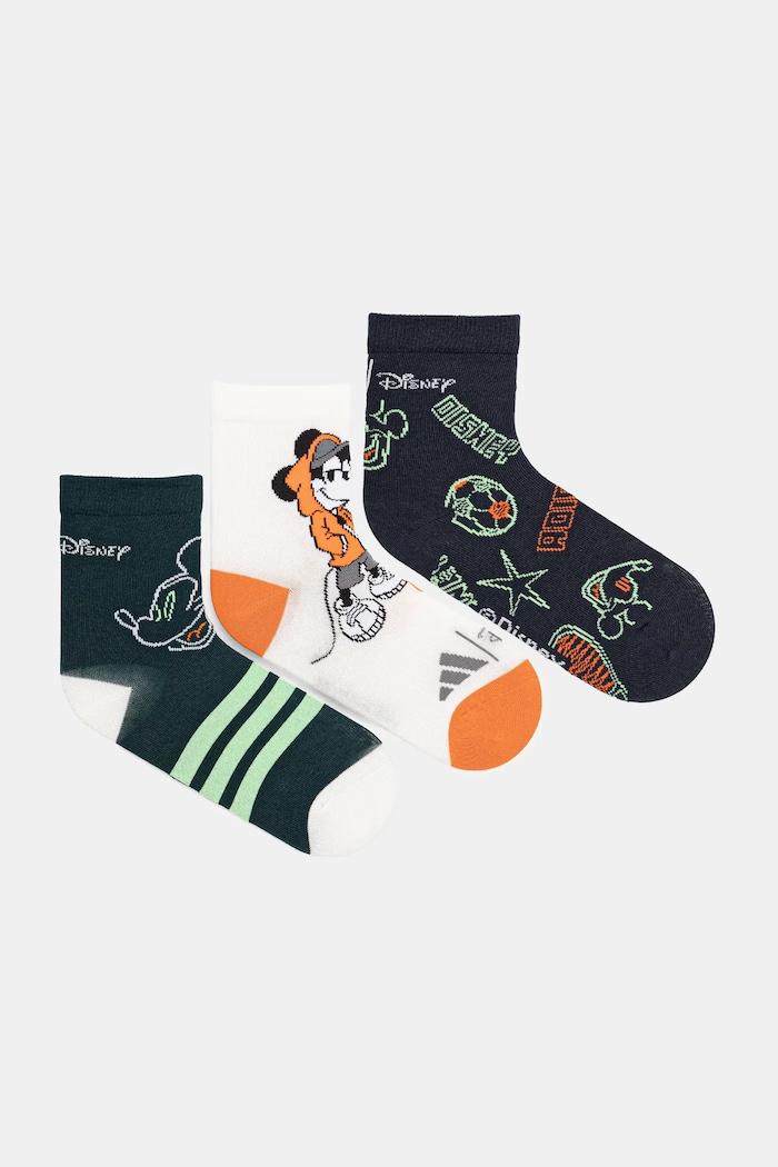 Dětské ponožky adidas Performance 3-pack dlouhé ponožky zelená JM1808