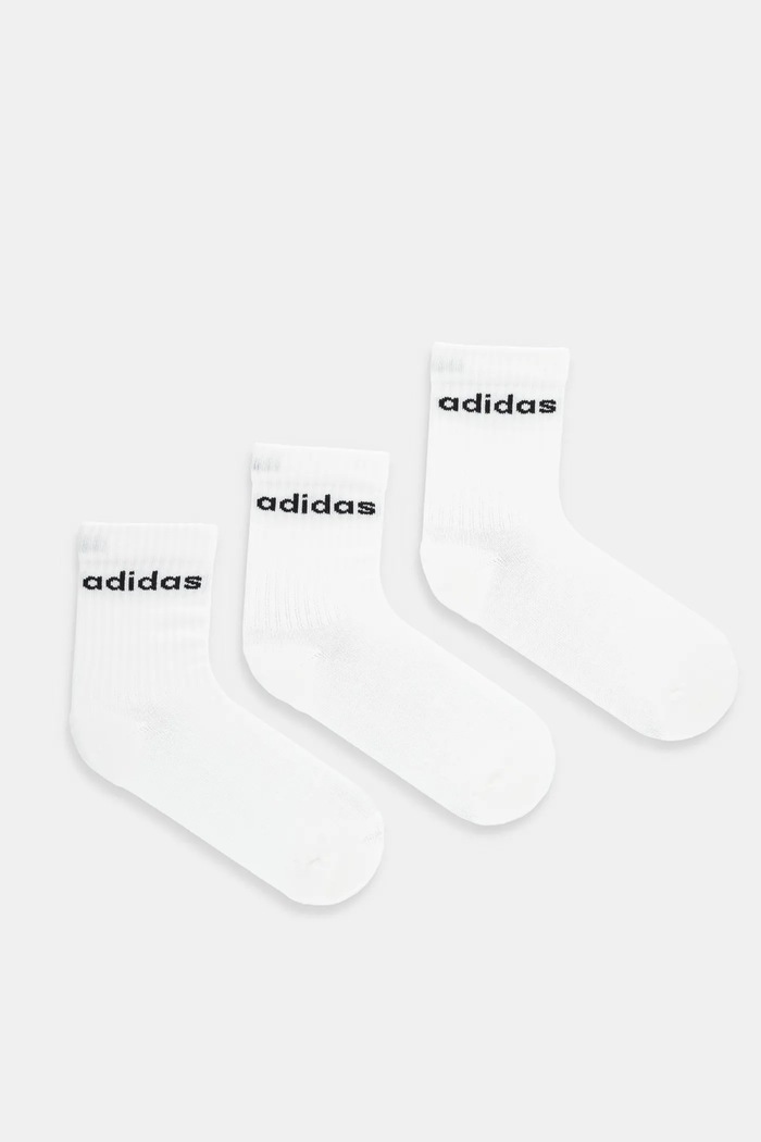 adidas Performance șosete copii 3-pack sosete lungi alb JX6595