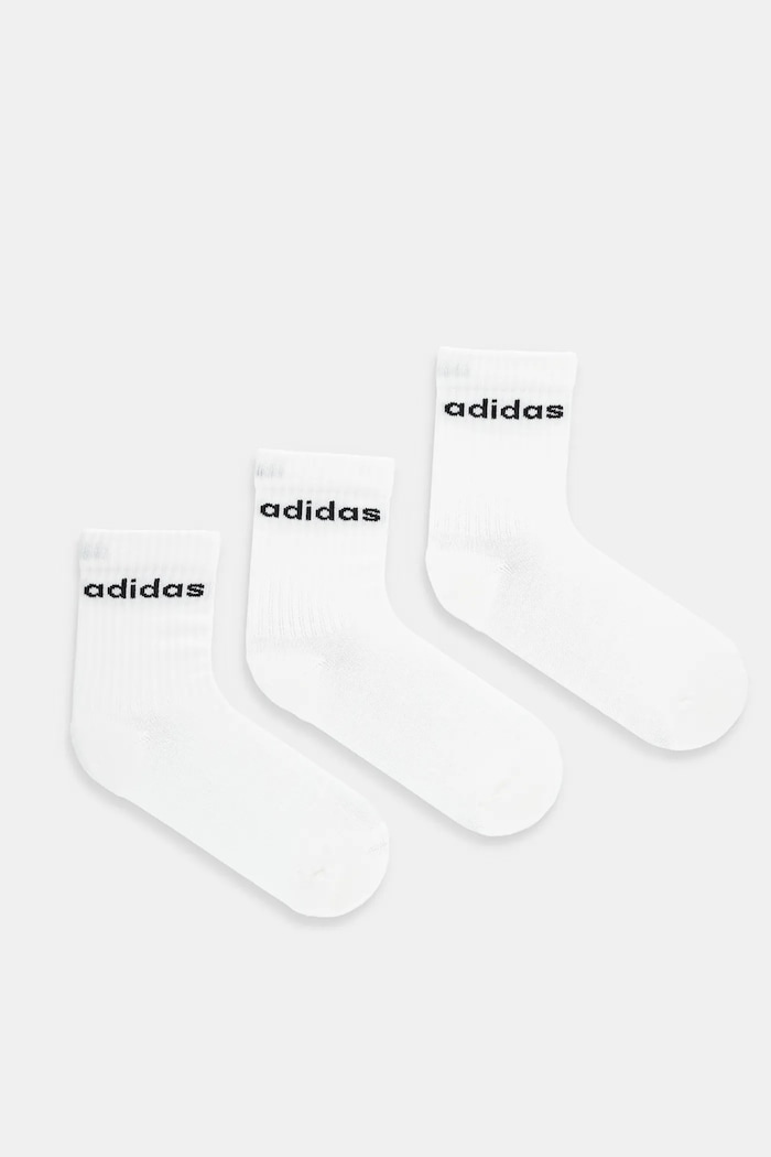 adidas Performance șosete copii 3-pack sosete lungi alb JX6595
