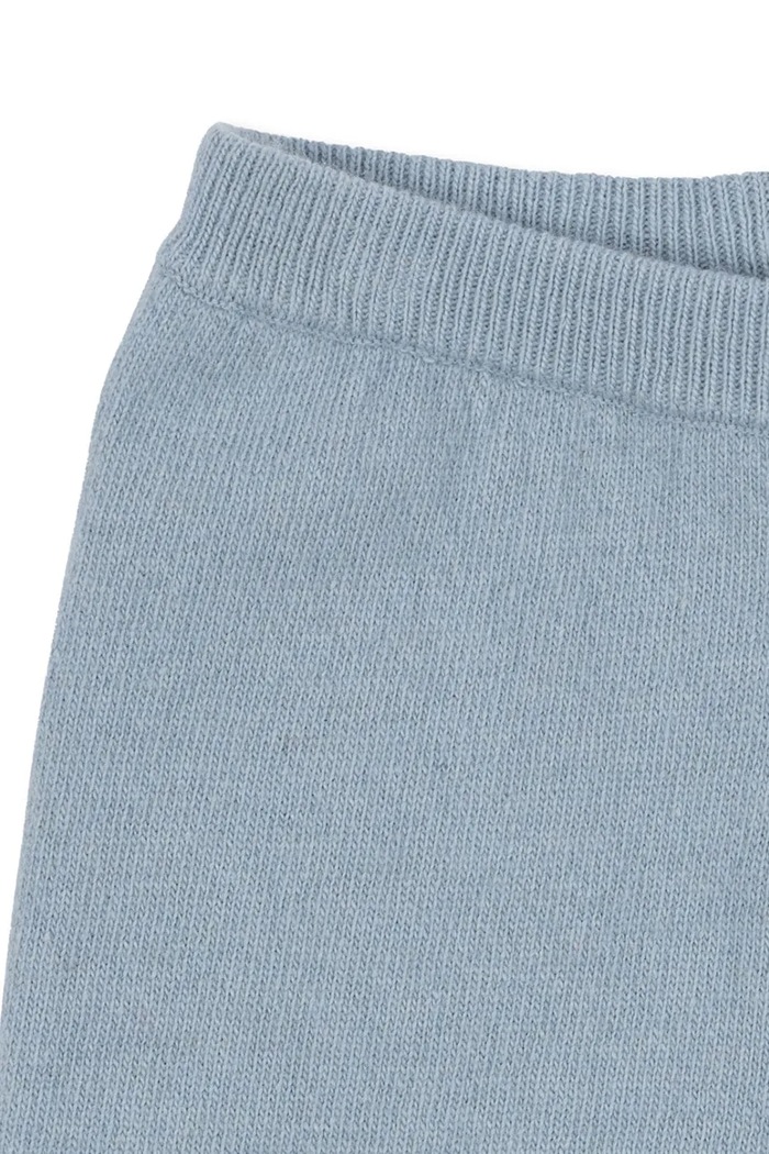 Chłopiec Konges Sløjd legginsy dziecięce ALEXA KNIT PANTS KS101391.9BYA niebieski