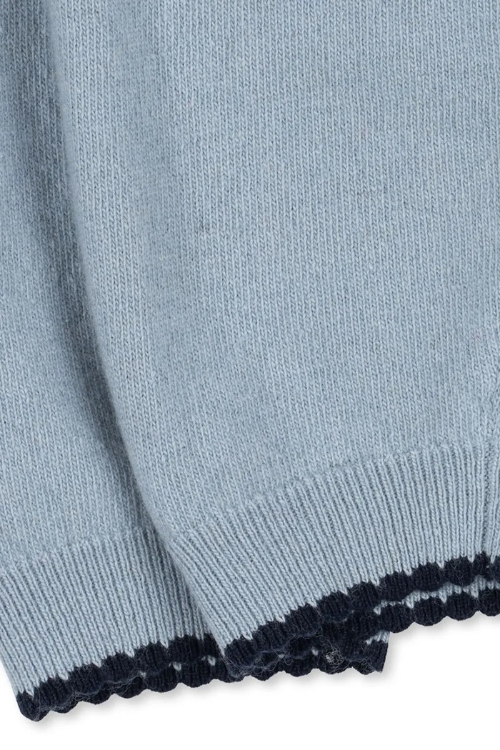 Konges Sløjd legginsy dziecięce ALEXA KNIT PANTS niebieski KS101391.9BYA