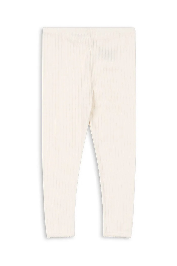 Konges Sløjd legginsy bawełniane dziecięce MINNIE PANTS GOTS KS103922.9BYA beżowy AW25