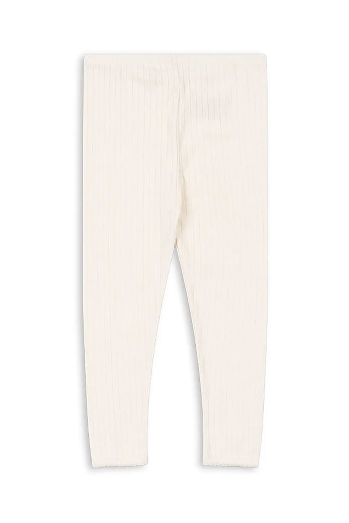Konges Sløjd legginsy bawełniane dziecięce MINNIE PANTS GOTS KS103922.9BYA beżowy AW25