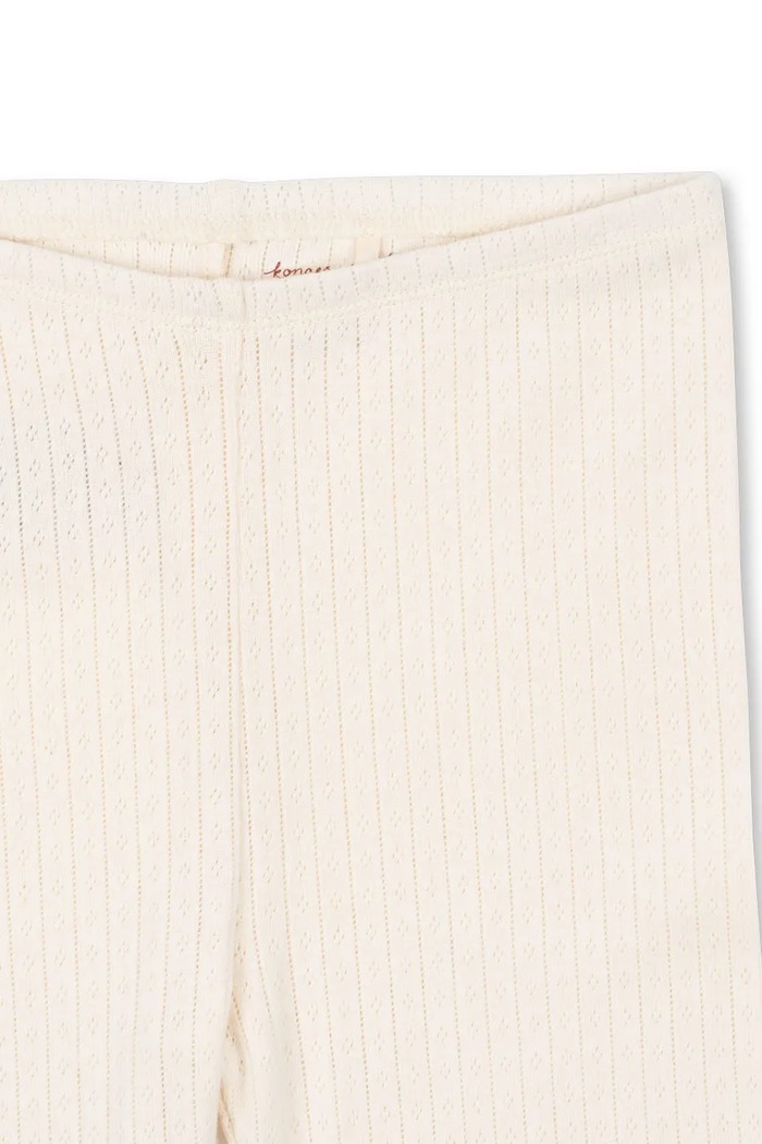 Chłopiec Konges Sløjd legginsy bawełniane dziecięce MINNIE PANTS GOTS KS103922.9BYA beżowy