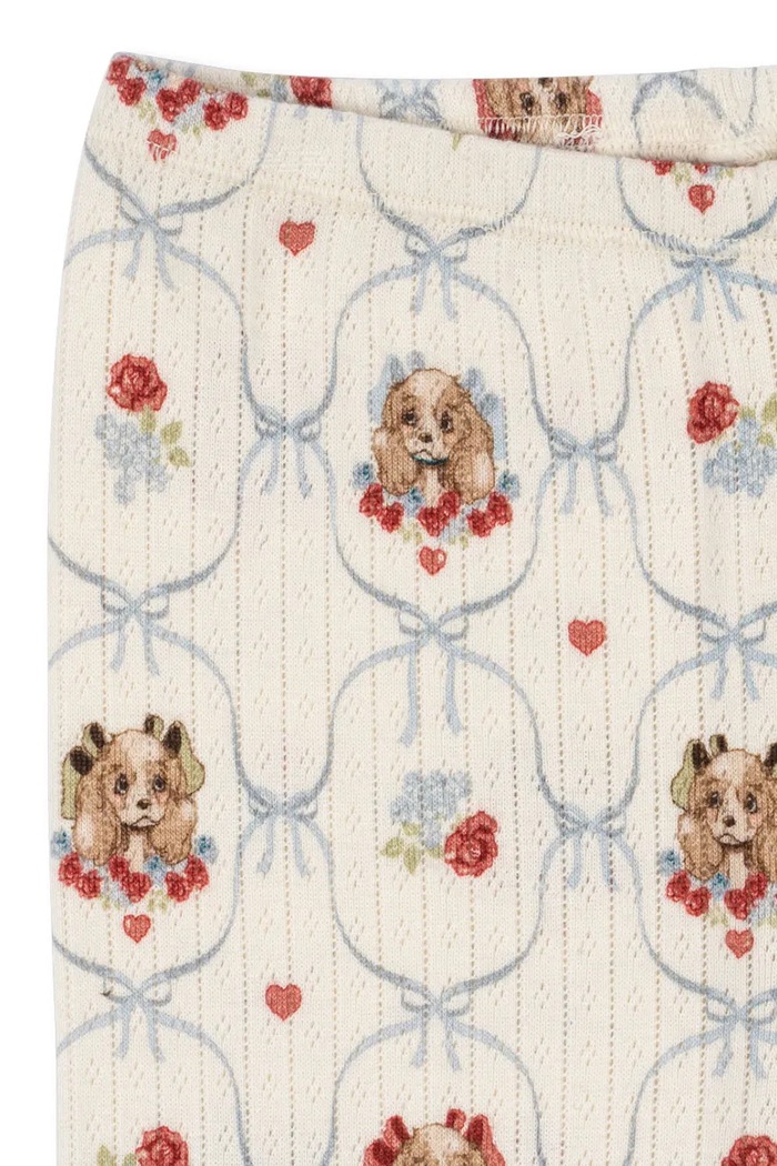 Chłopiec Konges Sløjd legginsy bawełniane dziecięce MINNIE PANTS GOTS KS103922.9BYA beżowy