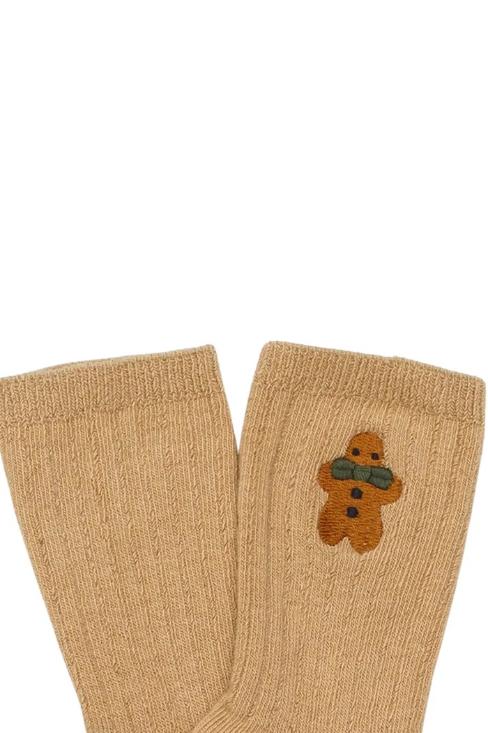 Дитячі шкарпетки Donsje Lala Socks Gingerbread 3018801 коричневий AW25