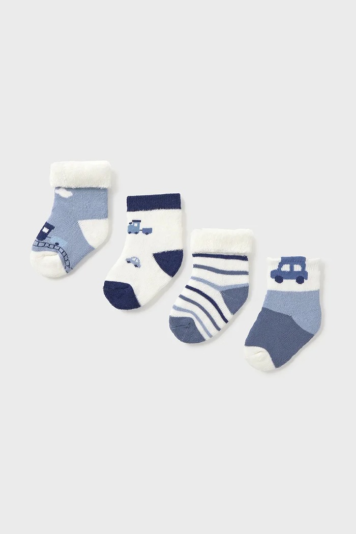 Детские носки Mayoral Newborn 4 шт голубой 9917.1A.Newborn.9BYA