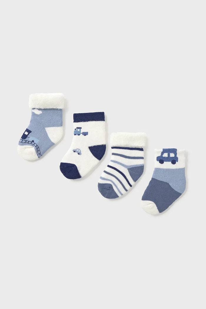 Детские носки Mayoral Newborn 4 шт голубой 9917.1A.Newborn.9BYA