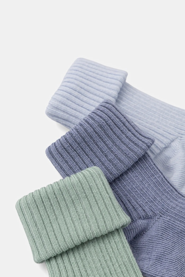 Kojenecké ponožky United Colors of Benetton 3-pack 6ORAA7006.W.seasonal modrá AW25